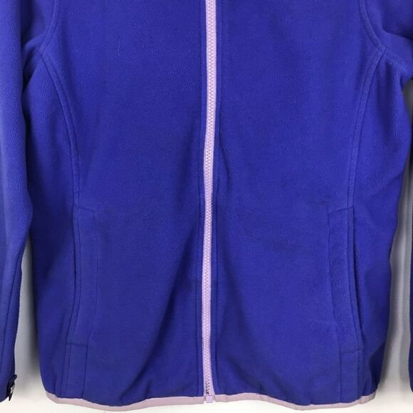 The North Face Periwinkle Blue Full Zip Micro Fleece Lightweight Jacket - Picture 5 of 11